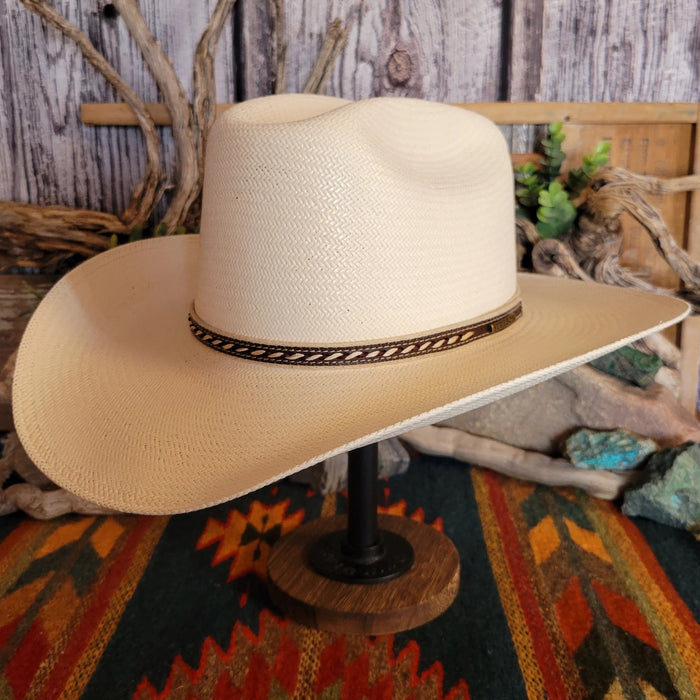 Shantung straw cowboy hats