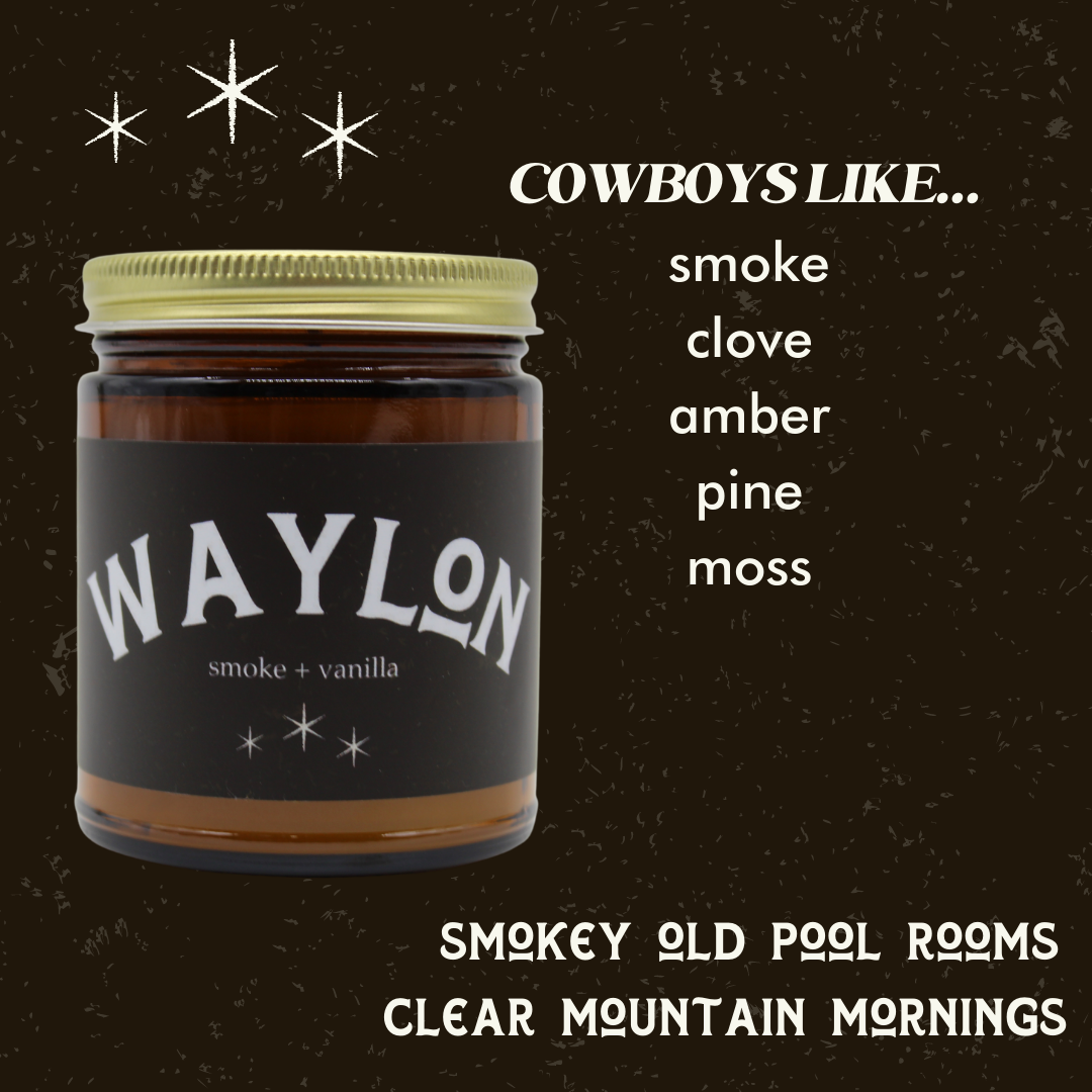 Waylon Smoke + Vanilla western fragrance by Steel & Saddle, alternate view