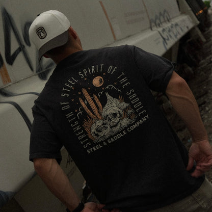 Steel & Saddle Badlands western graphic tee, alternate view