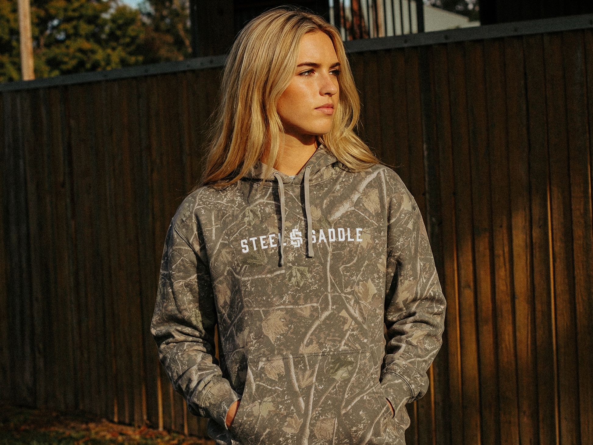 S&S Outfitters Deadwood hoodie in western wear style, alternate view