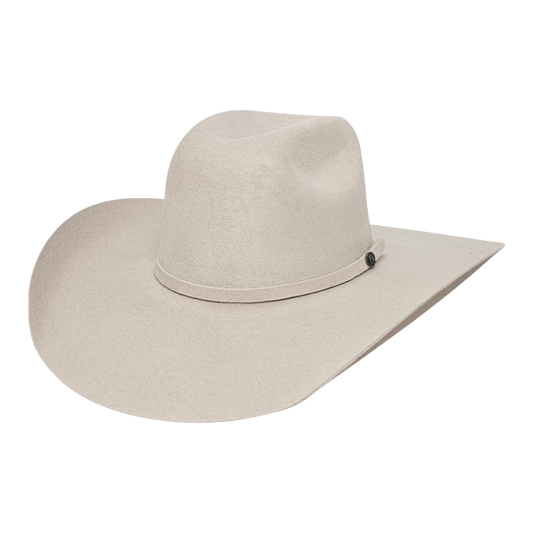 5X wool cowboy hat in silver belly by Steel & Saddle