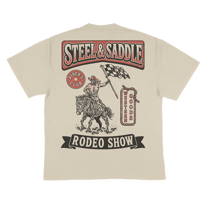 Rodeo Show Tee in alternate view by Steel & Saddle western wear brand