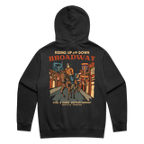 Steel & Saddle Broadway western hoodie in charcoal gray