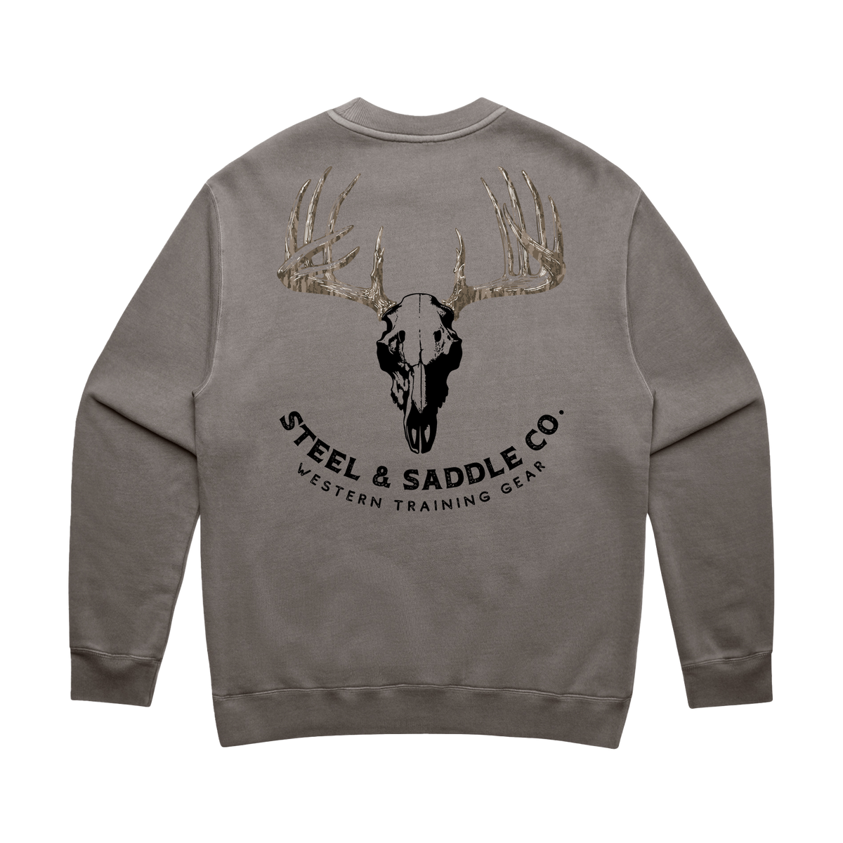 Euro Buck Crew sweatshirt in western apparel style by Steel & Saddle