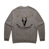Euro Buck Crew sweatshirt in western apparel style by Steel & Saddle