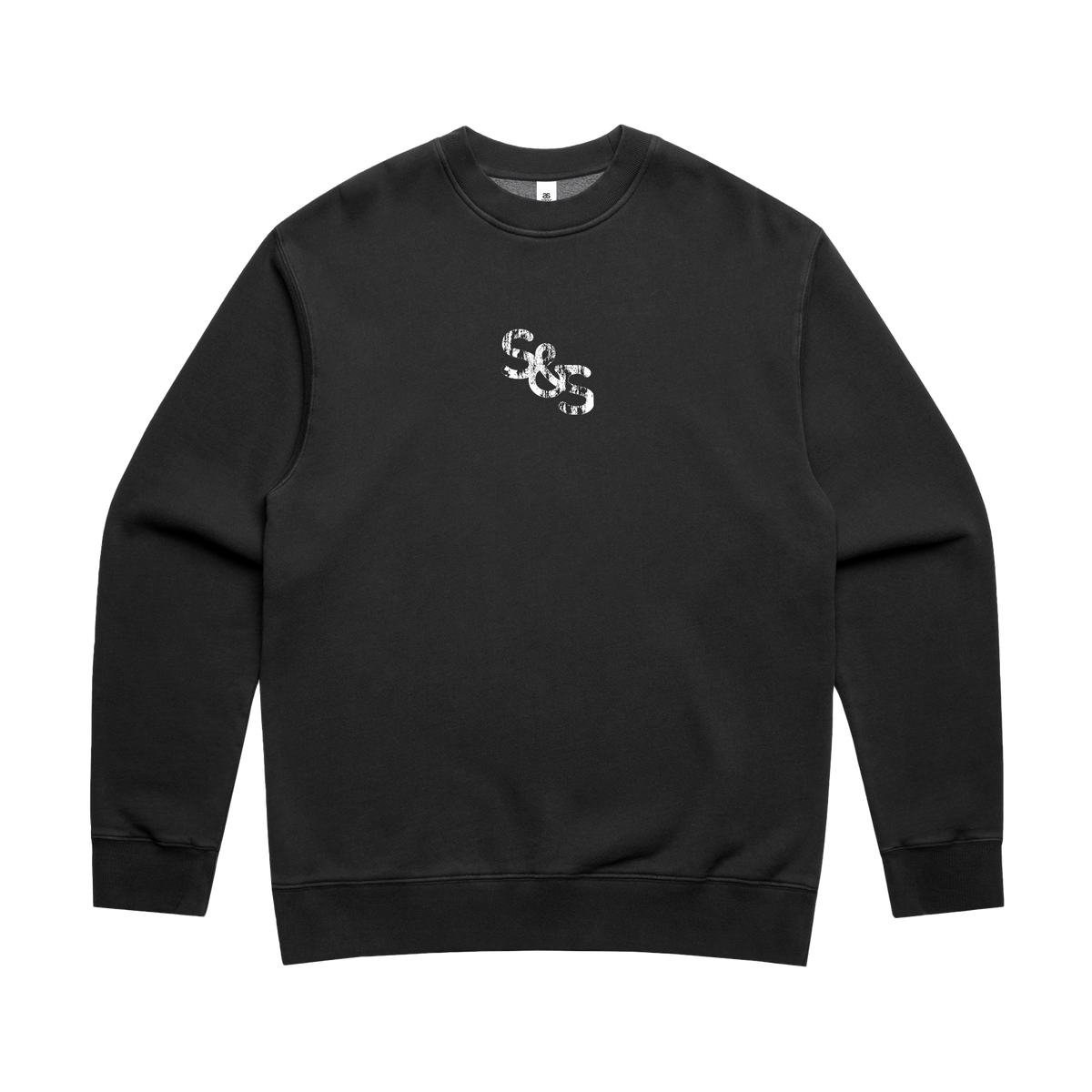 Bull skull crew sweatshirt in western wear style, alternate view