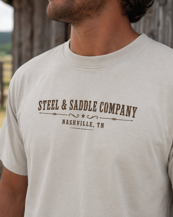 Steel & Saddle Cowboy Troubadour western graphic tee, alternate view