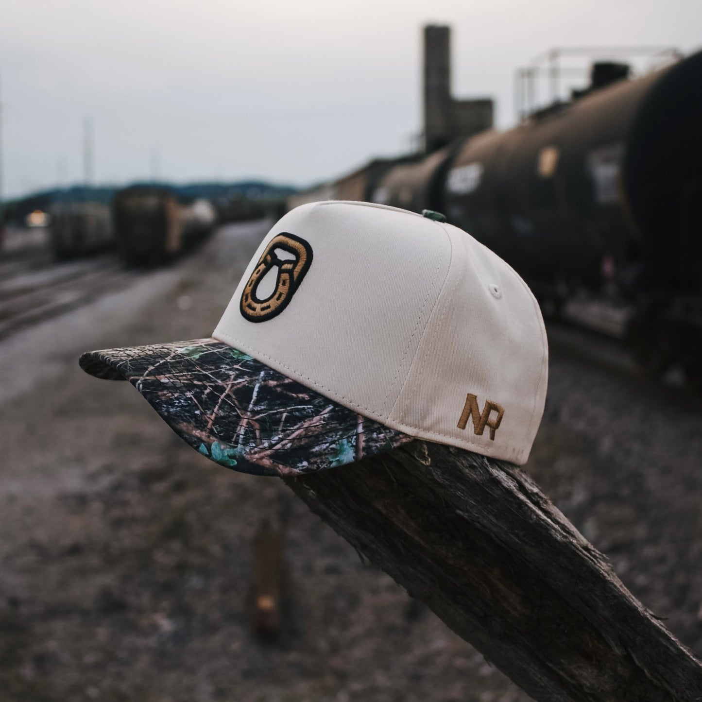 Camo western hat with adjustable fit from Steel & Saddle