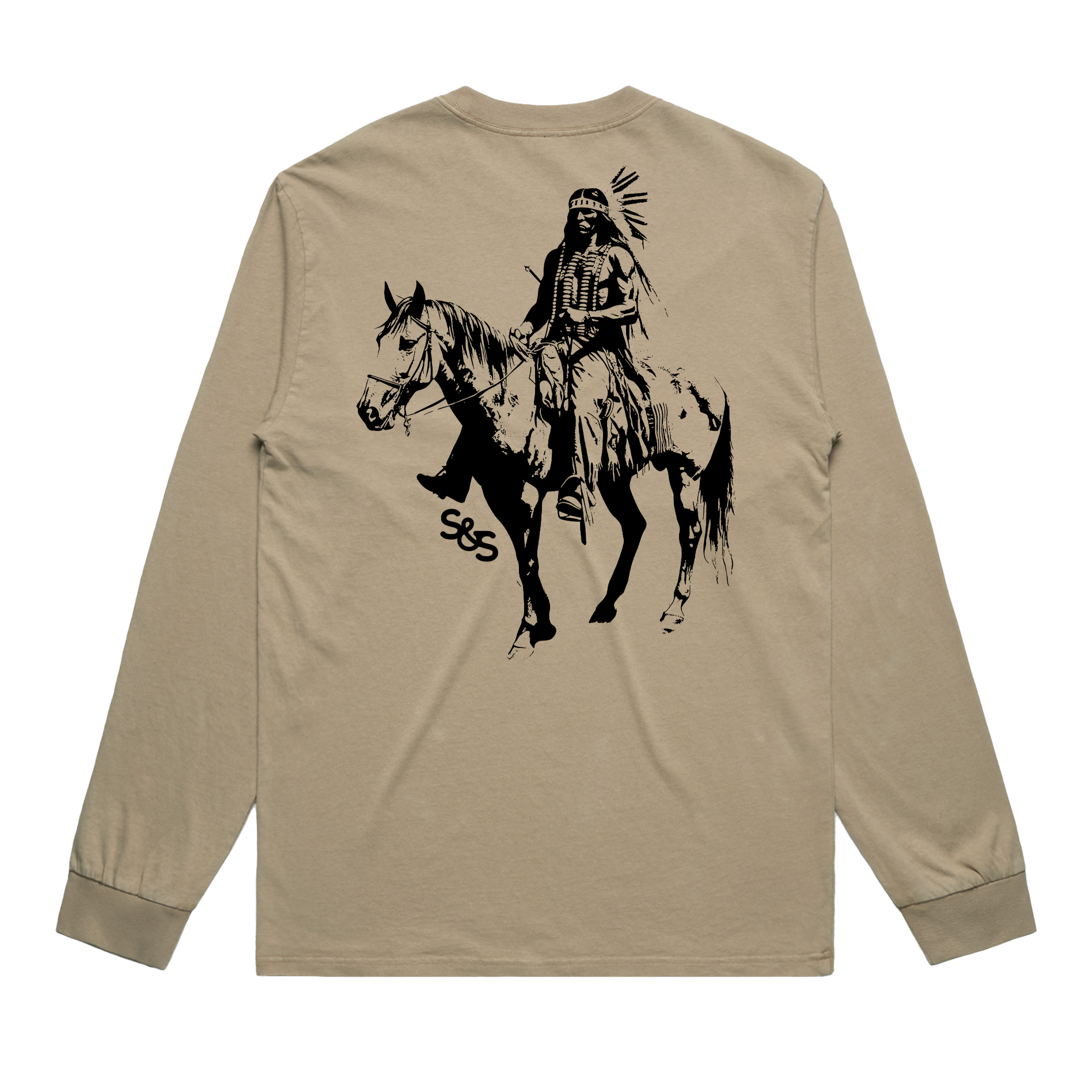 Indian long sleeve western shirt by Steel & Saddle for ranch wear