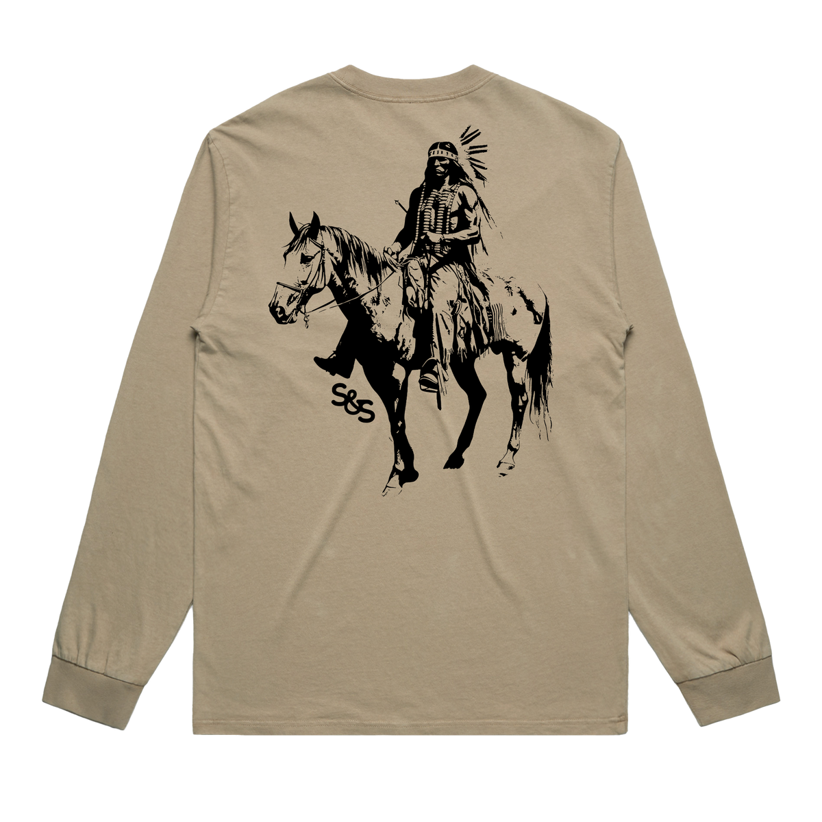Indian Long Sleeve western apparel in alternate view from Steel & Saddle