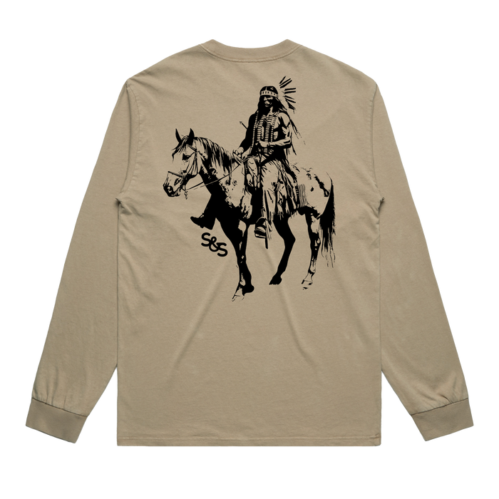 Indian Long Sleeve western apparel in alternate view from Steel & Saddle