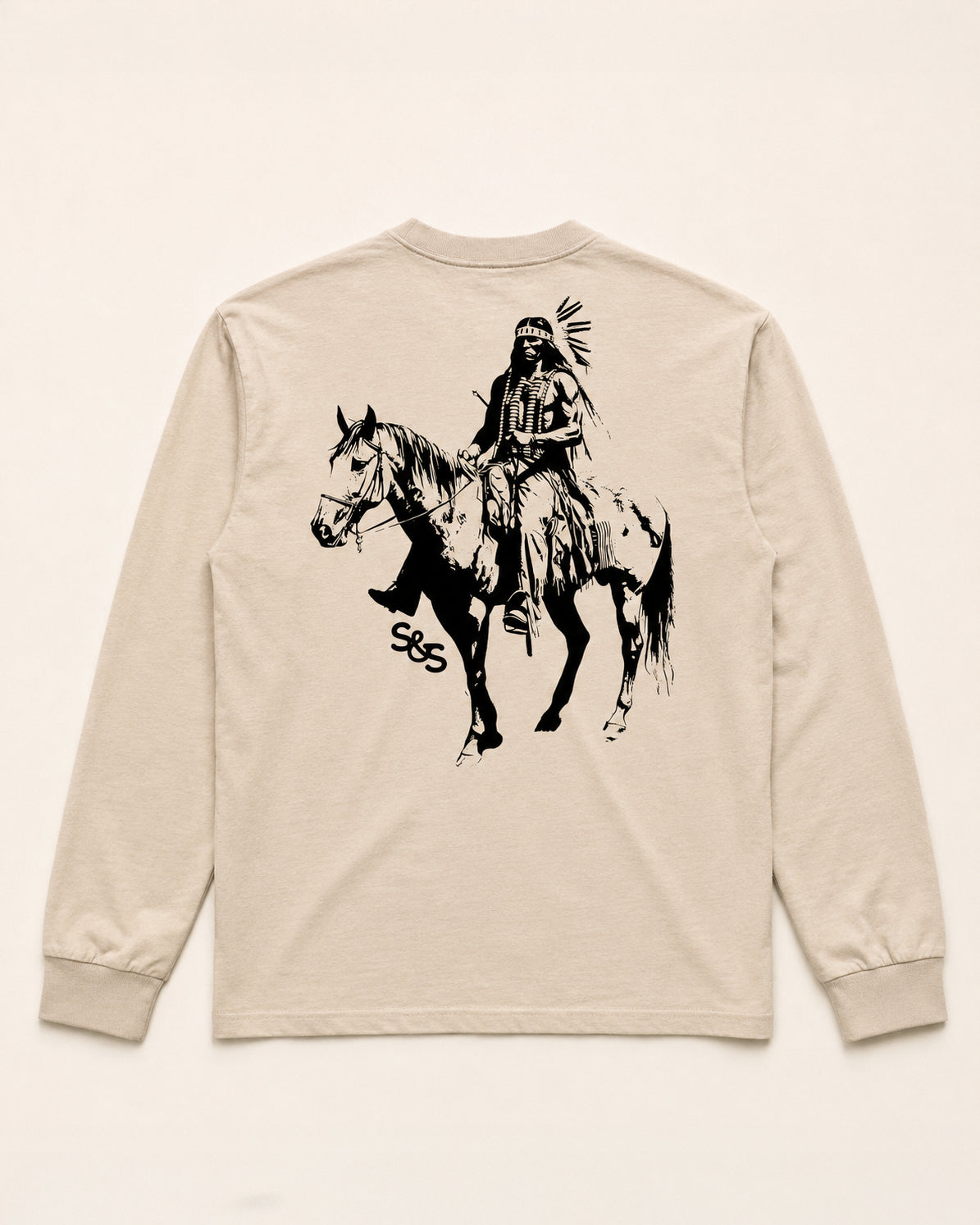 Steel & Saddle Indian long sleeve western shirt in classic ranch style