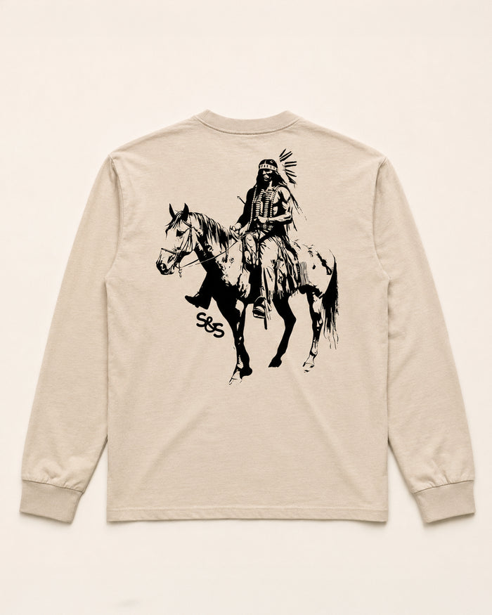 Steel & Saddle Indian long sleeve western shirt in classic ranch style