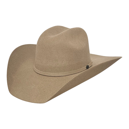Justin Chestnut 5X wool cowboy hat for men and women from Steel & Saddle