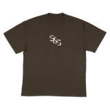 Bull skull tee in gray with western graphic design - Steel & Saddle