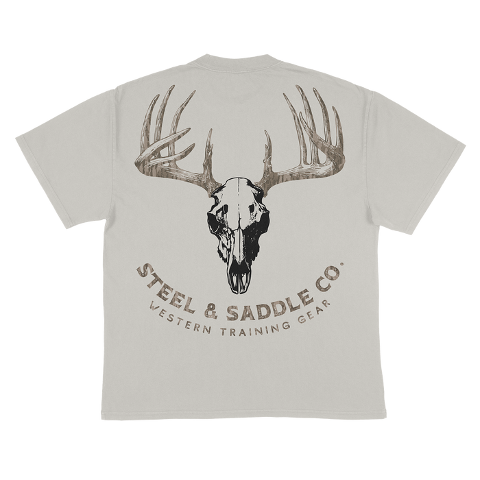 Big Buck Tee western graphic t-shirt by Steel & Saddle, alternate view