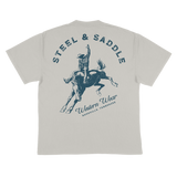 Bucking Tee western graphic t-shirt from Steel & Saddle, alternate view
