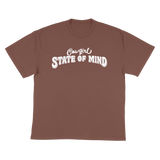 Cowgirl State of Mind graphic tee in western wear style, alternate view