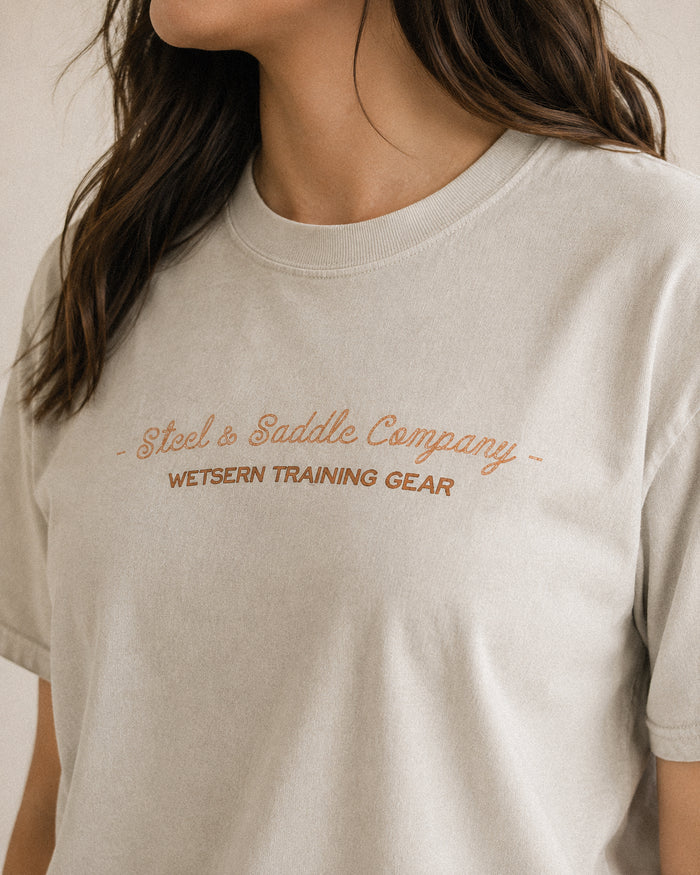Western graphic tee with classic rodeo style from Steel & Saddle