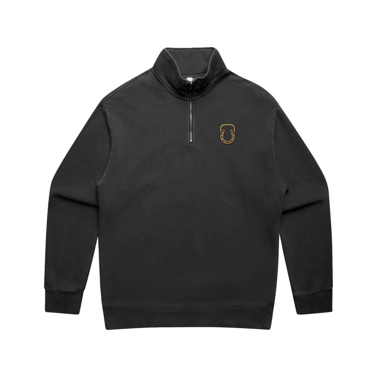 Steel & Saddle signature quarter zip sweatshirt in western apparel style