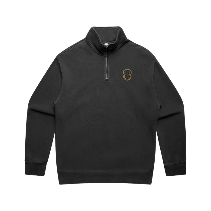 Steel & Saddle signature quarter zip sweatshirt in western apparel style