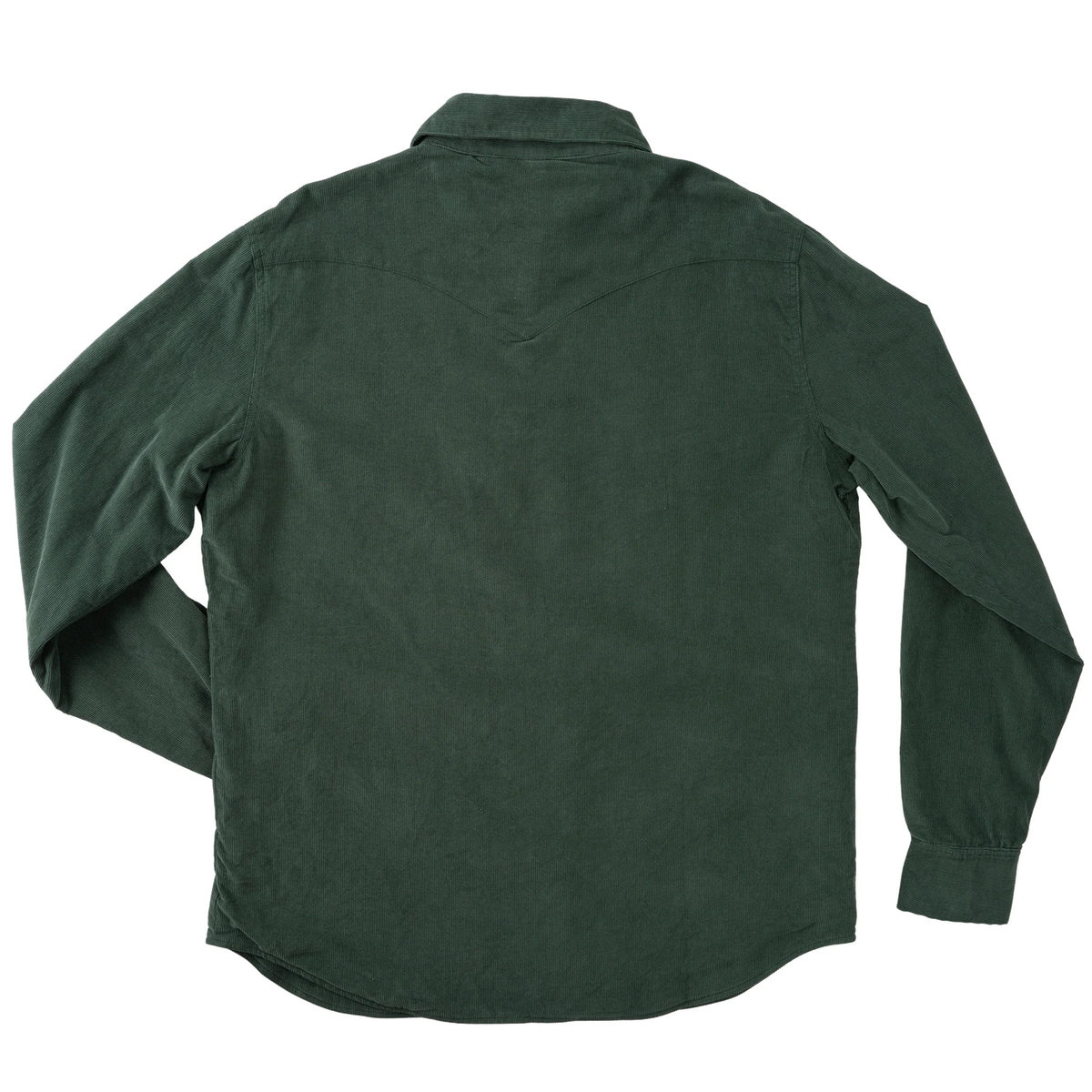 Sendero Desperado Shacket in trekking green, back flat