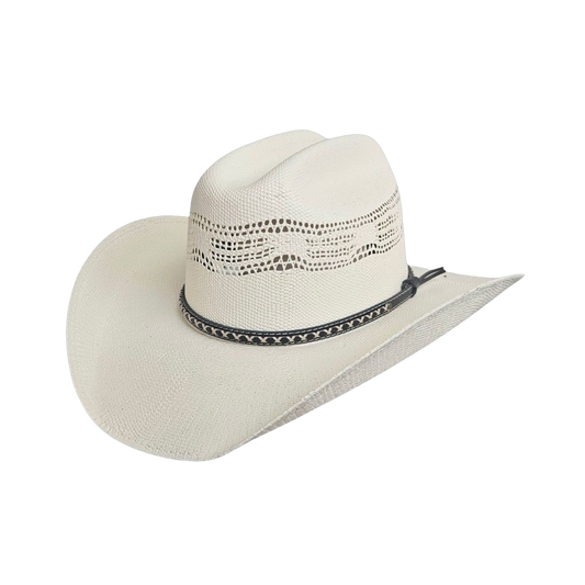Yellowstone ivory Bangora straw cowboy hat by Steel & Saddle