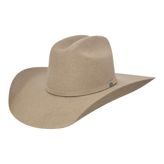 Yellowstone Chestnut 5X wool cowboy hat by Steel & Saddle western wear