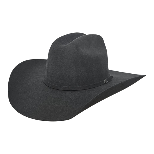 5X wool cowboy hat in gun metal gray by Steel & Saddle