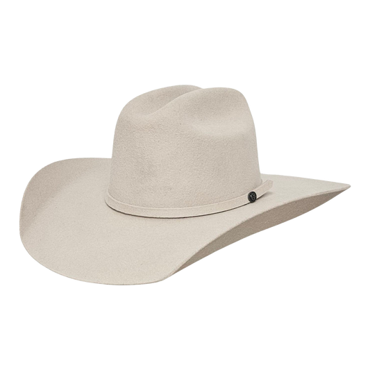 5X wool cowboy hat in silver belly by Steel & Saddle western wear