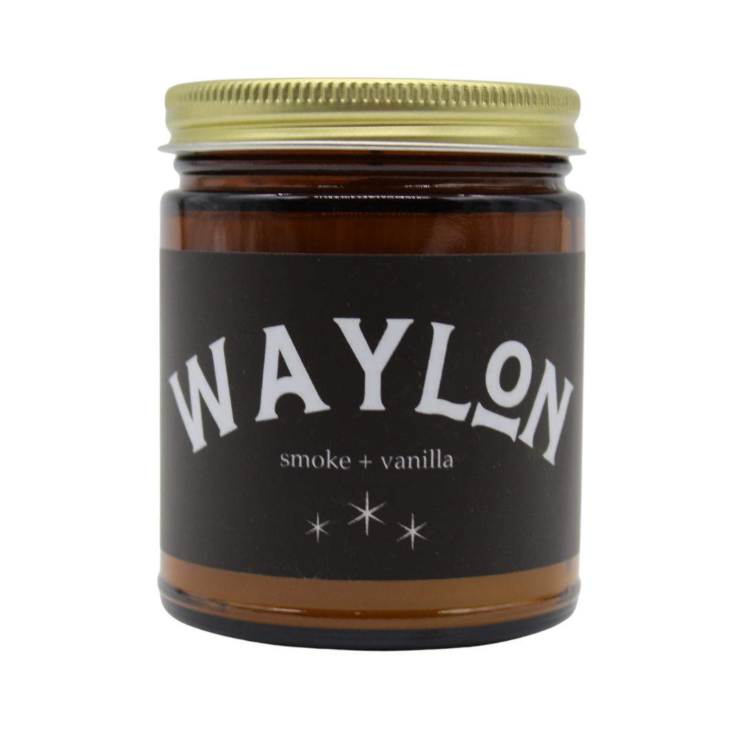 Steel & Saddle Waylon fragrance in Smoke + Vanilla scent bottle
