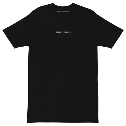 Heavyweight active tee in western wear style from Steel & Saddle