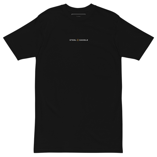 Heavyweight active tee in western wear style from Steel & Saddle
