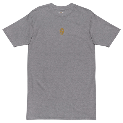 Steel & Saddle Essential Tee in cream, alternate view