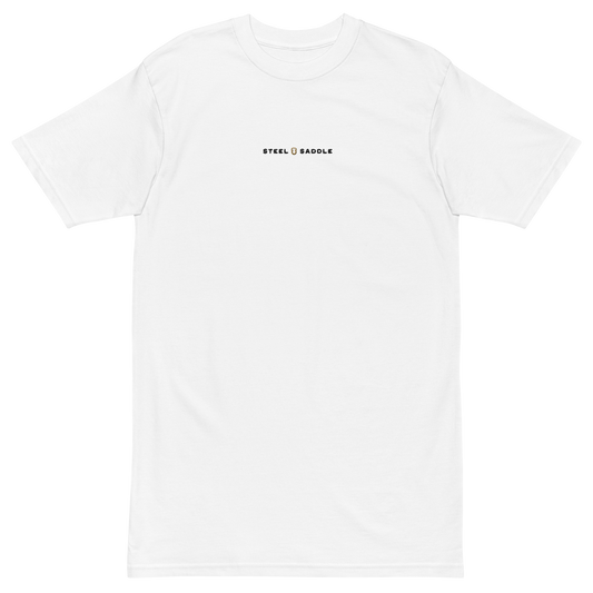 Heavyweight active tee in classic western wear style by Steel & Saddle