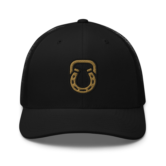 Steel & Saddle Signature Trucker western hat in classic tan and brown