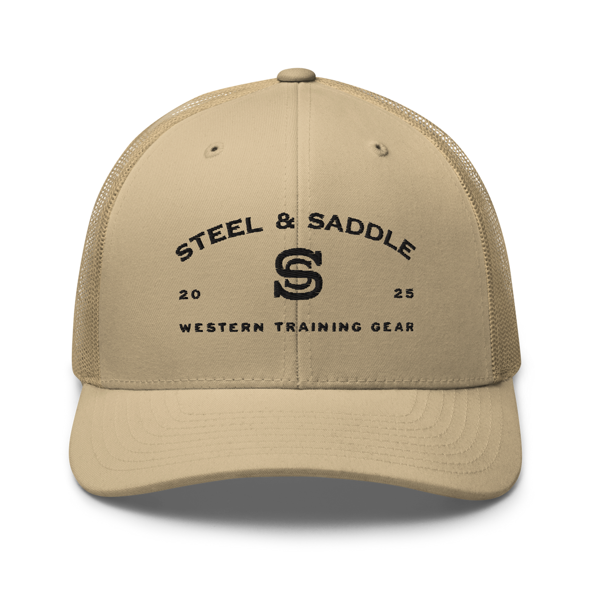 Steel & Saddle Founders Trucker Hat in classic western style