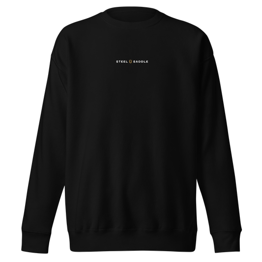 Steel & Saddle classic western sweatshirt in charcoal gray