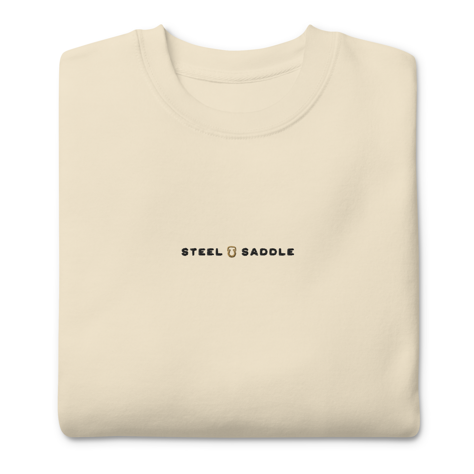 Steel & Saddle classic sweatshirt in neutral tone, alternate view