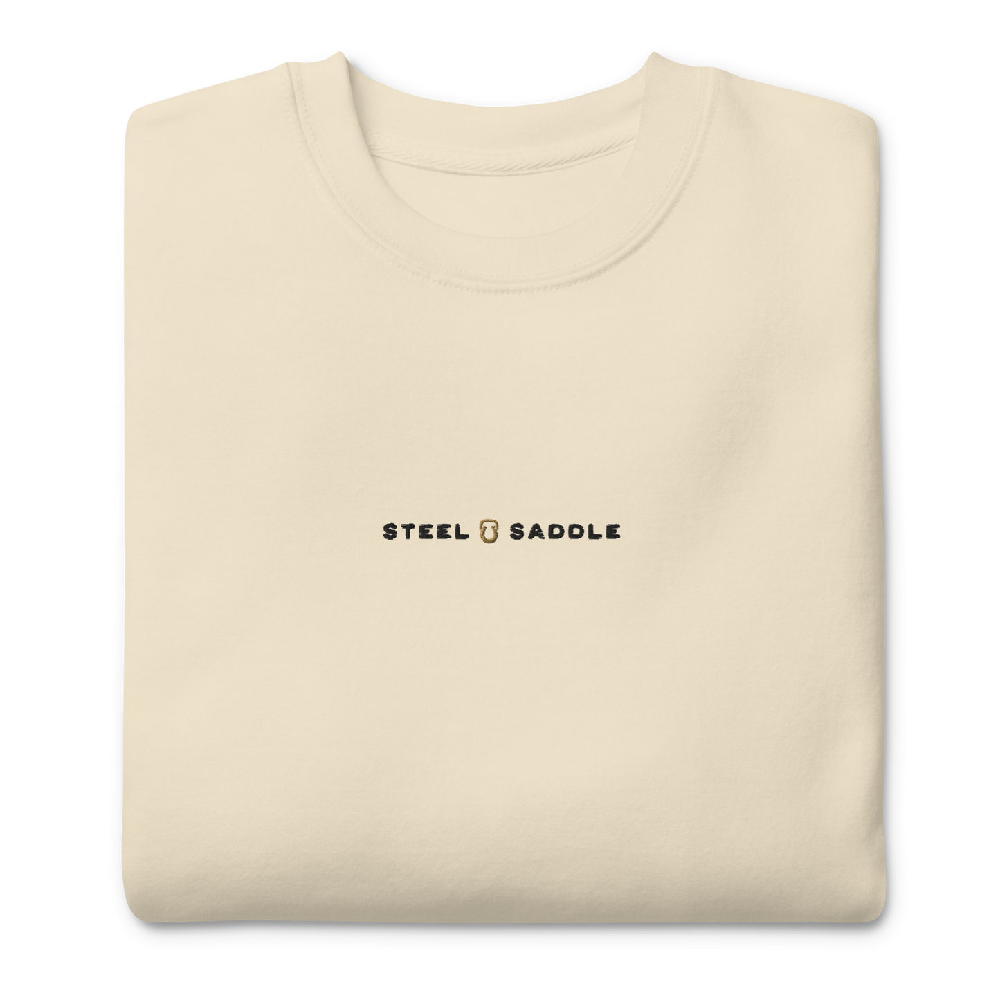 Steel & Saddle classic sweatshirt in neutral tone, alternate view