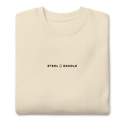 Steel & Saddle classic sweatshirt in neutral tone, alternate view