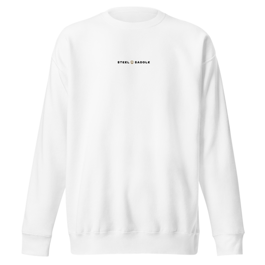 Steel & Saddle classic western sweatshirt in charcoal gray
