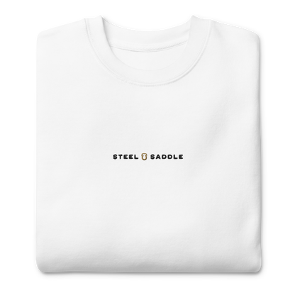 Classic western sweatshirt in Steel & Saddle ranch wear style